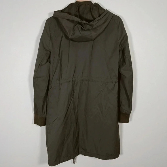 ELLABEE GREEN ARMY LONG JACKET - Picture 13 of 14